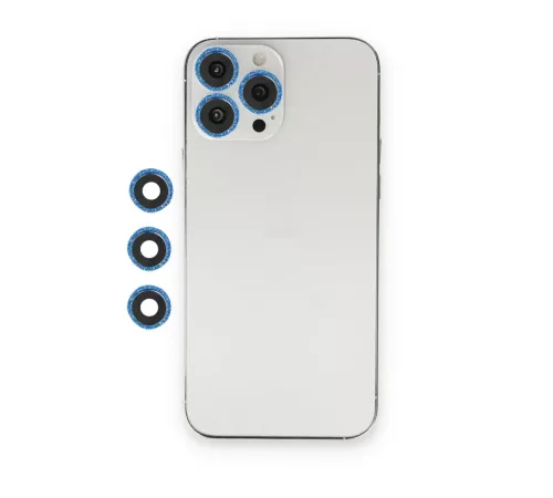 Apple iPhone 12 Pro Shine Kamera Lens - Mavi