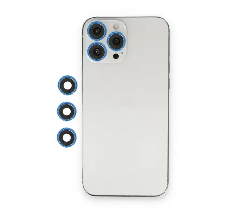 Apple iPhone 12 Pro Shine Kamera Lens - Mavi