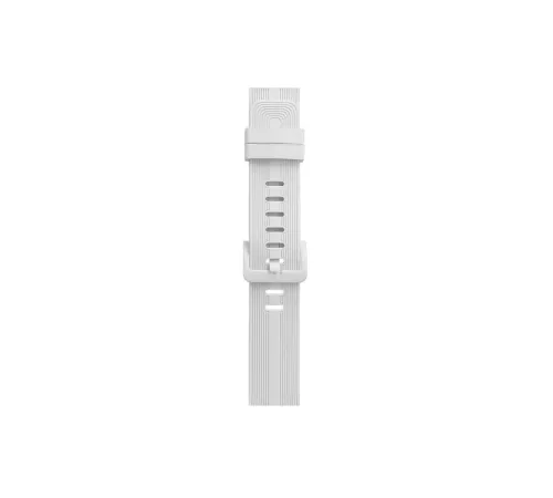 Apple Watch 38mm KR408 Çizgili Silikon Kordon - Beyaz