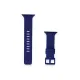 Apple Watch 38mm KR408 Çizgili Silikon Kordon - Lacivert