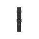 Apple Watch 38mm KR408 Çizgili Silikon Kordon - Koyu Gri