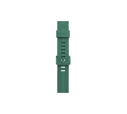 Apple Watch 38mm KR408 Çizgili Silikon Kordon - Yeşil