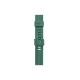 Apple Watch 38mm KR408 Çizgili Silikon Kordon - Yeşil