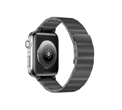 Apple Watch 38mm KR404 Huks Kordon - Siyah