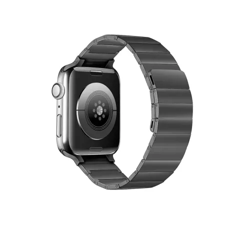 Apple Watch 38mm KR404 Huks Kordon - Siyah