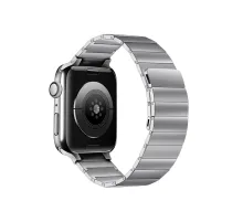 Apple Watch 38mm KR404 Huks Kordon - Gümüş