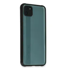 Realme C11 Kılıf Miami Şeffaf Silikon - Siyah