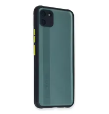 Realme C11 Kılıf Miami Şeffaf Silikon - Lacivert