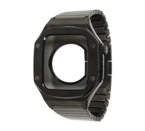 Apple Watch 44mm KR409 Metal Kordon - Siyah