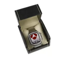 Apple Watch 45mm KR409 Metal Kordon - Gümüş