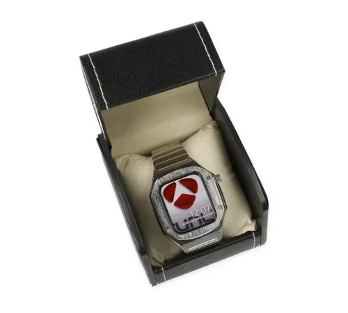 Apple Watch 45mm KR409 Metal Kordon - Gümüş