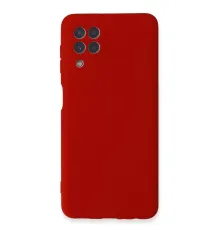 Samsung Galaxy A22 Kılıf Nano içi Kadife Silikon - Kırmızı