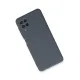 Samsung Galaxy A22 Kılıf Nano içi Kadife Silikon - Gri