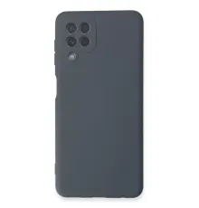 Samsung Galaxy A22 Kılıf Nano içi Kadife Silikon - Gri