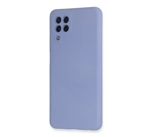 Samsung Galaxy A22 Kılıf Nano içi Kadife Silikon - Lila