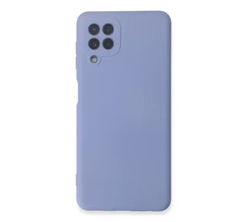 Samsung Galaxy A22 Kılıf Nano içi Kadife Silikon - Lila