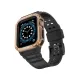Apple Watch 42mm KR401 Silikon Kordon - Siyah-Rose