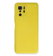 Xiaomi Poco X3 GT Kılıf Nano içi Kadife Silikon - Sarı