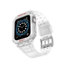 Apple Watch 42mm KR401 Silikon Kordon - Şeffaf