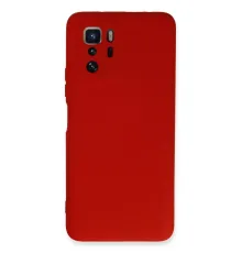 Xiaomi Poco X3 GT Kılıf Nano içi Kadife Silikon - Kırmızı