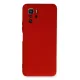 Xiaomi Poco X3 GT Kılıf Nano içi Kadife Silikon - Kırmızı