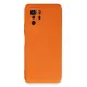 Xiaomi Poco X3 GT Kılıf Nano içi Kadife Silikon - Turuncu