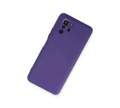 Xiaomi Poco X3 GT Kılıf Nano içi Kadife Silikon - Mor