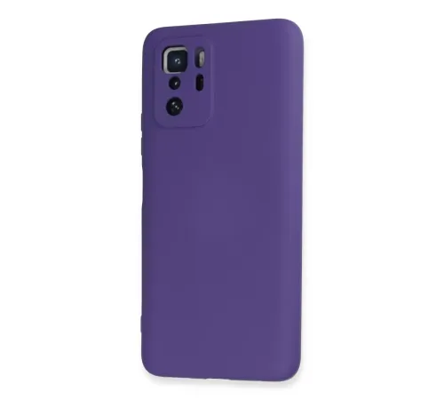 Xiaomi Poco X3 GT Kılıf Nano içi Kadife Silikon - Mor