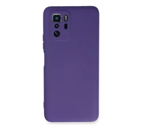 Xiaomi Poco X3 GT Kılıf Nano içi Kadife Silikon - Mor