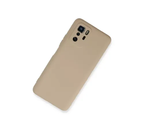 Xiaomi Poco X3 GT Kılıf Nano içi Kadife Silikon - Pudra