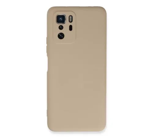 Xiaomi Poco X3 GT Kılıf Nano içi Kadife Silikon - Pudra