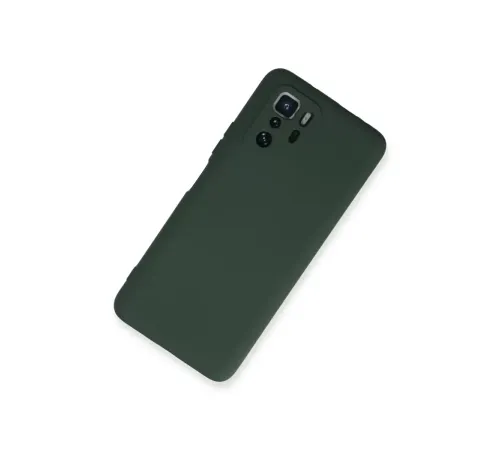 Xiaomi Poco X3 GT Kılıf Nano içi Kadife Silikon - Koyu Yeşil