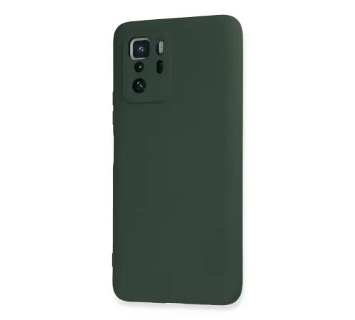 Xiaomi Poco X3 GT Kılıf Nano içi Kadife Silikon - Koyu Yeşil