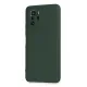 Xiaomi Poco X3 GT Kılıf Nano içi Kadife Silikon - Koyu Yeşil