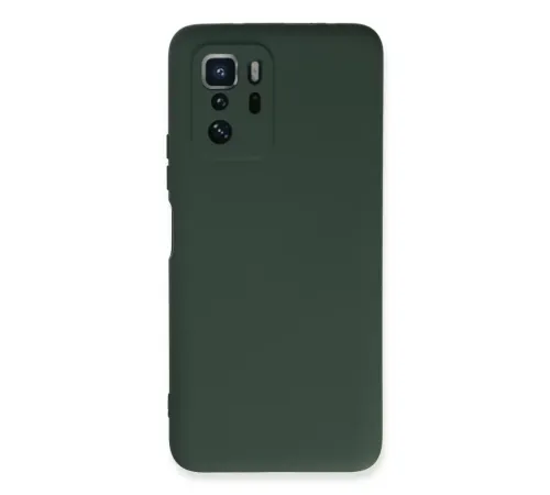 Xiaomi Poco X3 GT Kılıf Nano içi Kadife Silikon - Koyu Yeşil