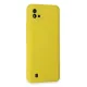 Realme C11 2021 Kılıf Nano içi Kadife Silikon - Sarı