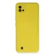 Realme C11 2021 Kılıf Nano içi Kadife Silikon - Sarı