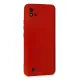 Realme C11 2021 Kılıf Nano içi Kadife Silikon - Kırmızı