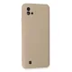 Realme C11 2021 Kılıf Nano içi Kadife Silikon - Pudra