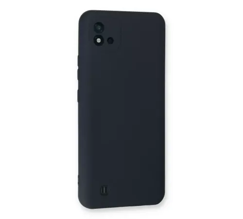 Realme C11 2021 Kılıf Nano içi Kadife Silikon - Lacivert