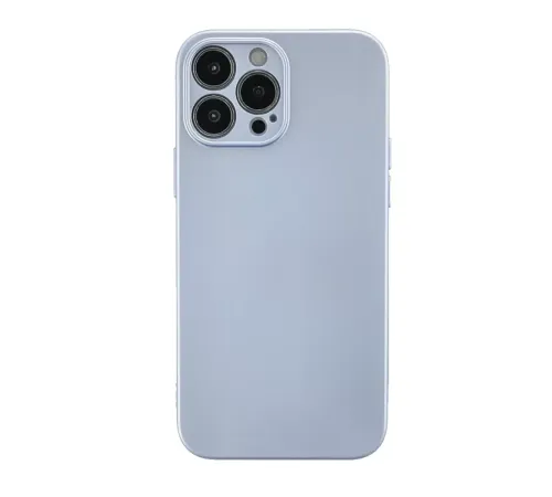 Apple iPhone 13 Pro Kılıf Nano içi Kadife Silikon - Sky Blue