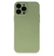 Apple iPhone 13 Pro Kılıf Nano içi Kadife Silikon - Yeşil
