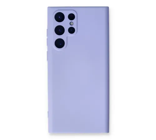 Samsung Galaxy S24 Ultra Kılıf Nano içi Kadife Silikon - Lila