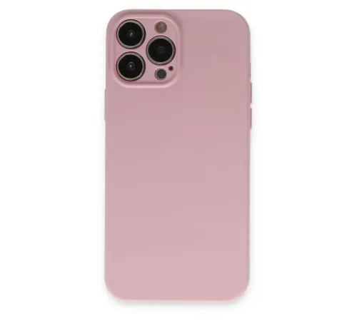 Apple iPhone 13 Pro Kılıf Nano içi Kadife Silikon - Pembe
