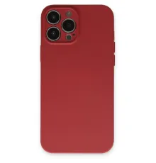 Apple iPhone 13 Pro Kılıf Nano içi Kadife Silikon - Kiremit