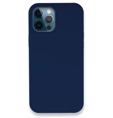 Apple iPhone 12 Pro Kılıf Lansman Legant Silikon - Lacivert