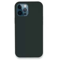 Apple iPhone 12 Pro Kılıf Lansman Legant Silikon - Koyu Yeşil