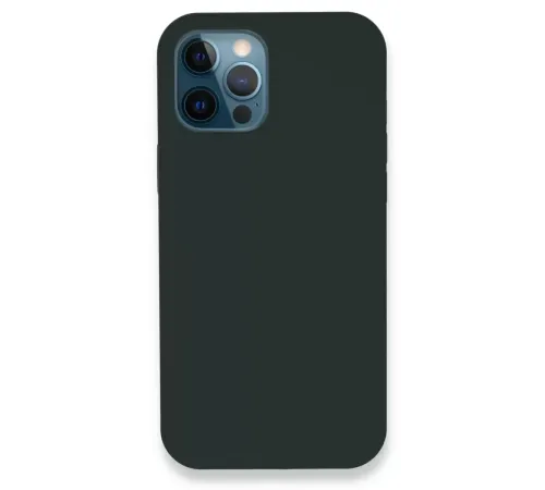 Apple iPhone 12 Pro Kılıf Lansman Legant Silikon - Koyu Yeşil