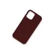 Apple iPhone 12 Pro Kılıf Lansman Legant Silikon - Bordo