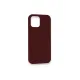 Apple iPhone 12 Pro Kılıf Lansman Legant Silikon - Bordo